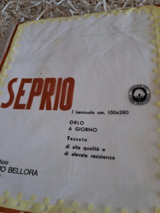 Lenzuolo singolo Seprio vintage
