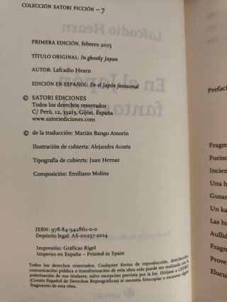 En el Japón fantasmal, de Lafcadio Hearn