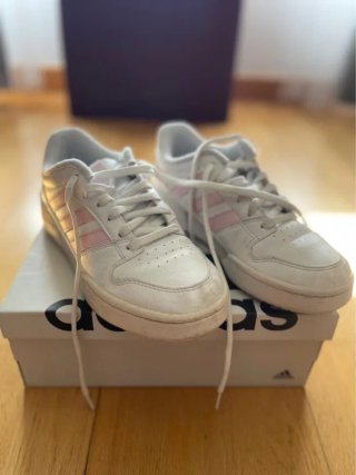 Zapatillas Adidas Talla 38 Blancas y Rosas