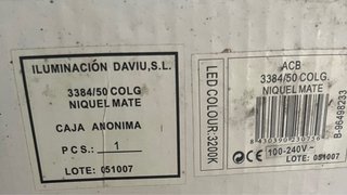 Lámpara LED Colgante de Metal