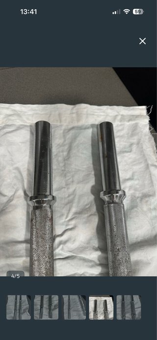 2 Barras de metal 2kg c/u