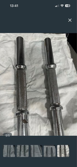 2 Barras de metal 2kg c/u