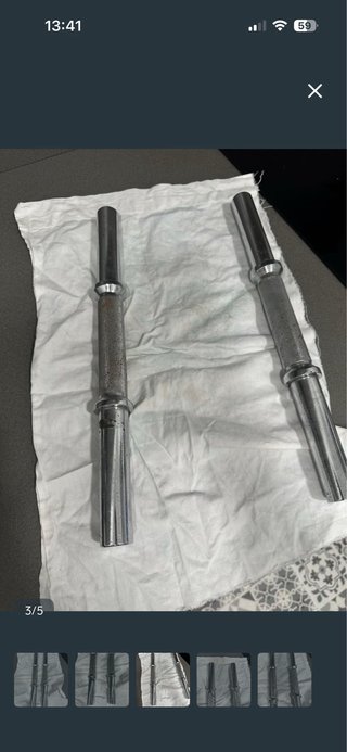 2 Barras de metal 2kg c/u