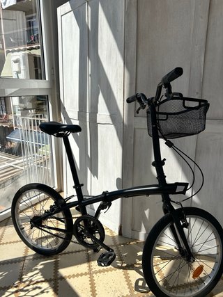 Bicicleta Plegable Tilt 100 Negra 20