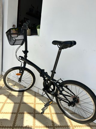Bicicleta Plegable Tilt 100 Negra 20