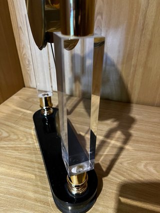 Orologio a pendolo con sfere in cristallo