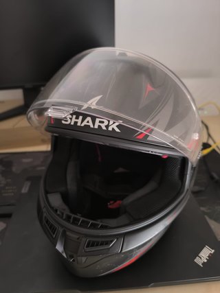Casco Shark Integral Negro/Rojo