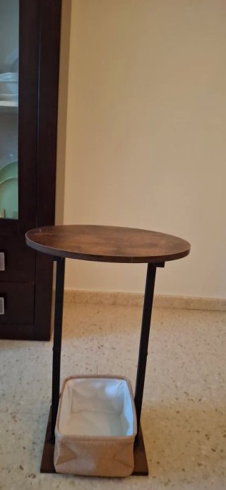 Mesa Auxiliar con Cesta