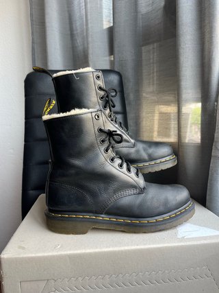 Botas Dr. Martens serena ,Piel Suave Negro