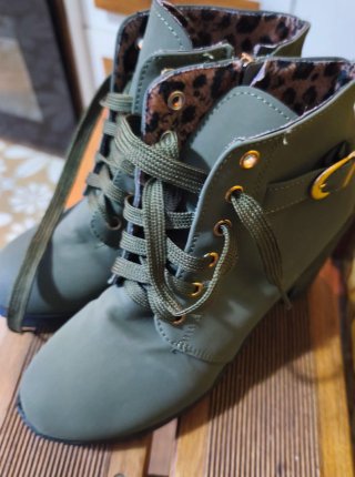 Botines verdes talla 38