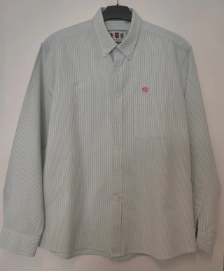 Camisa Montepicaiza Rayas Verde Talla 4