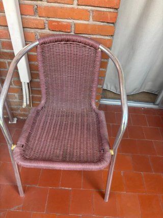 Conjunto mesa y 4 sillas terraza