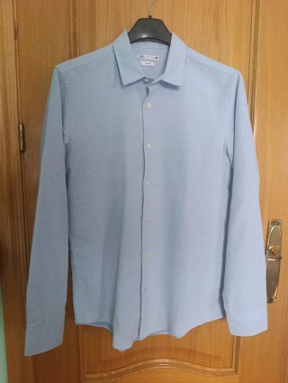 Camisa Zara Azul Talla M