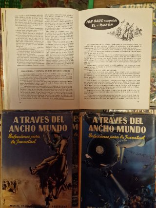 Enciclopedia Vintage A Través del Ancho Mundo