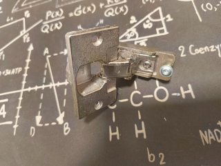 Bisagras para lavadora integrable