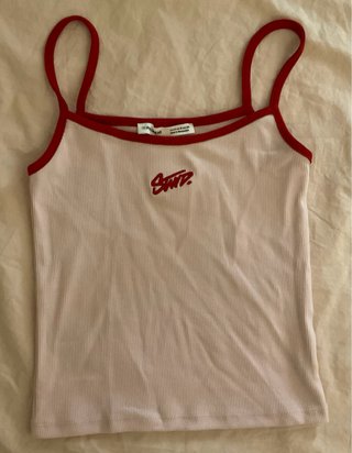 Camiseta de tirantes PULL&BEAR rosa