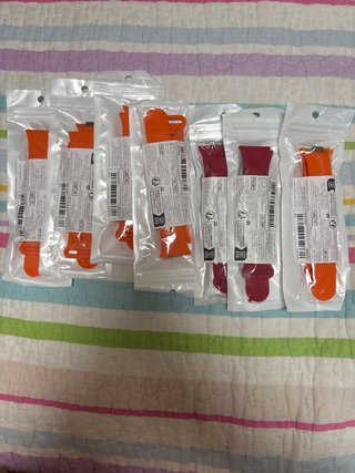 Set de 7 Correas de Silicona para Reloj