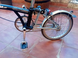 Brompton C-Line Negra 2v + Maleta