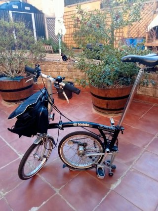 Brompton C-Line Negra 2v + Maleta