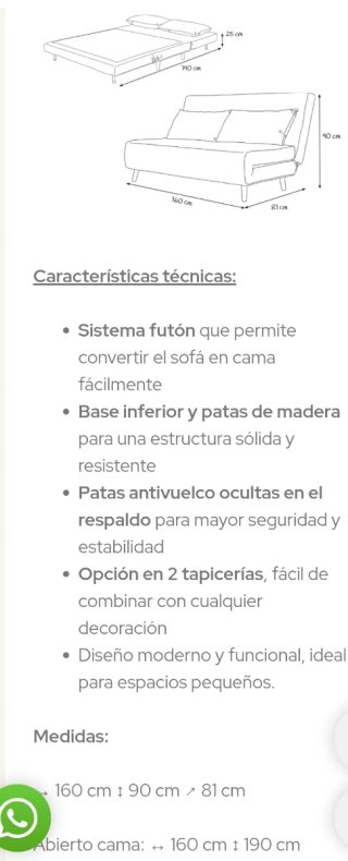 Sofá Cama Gris