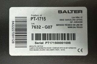 Bicicleta Estática Salter PT 1715