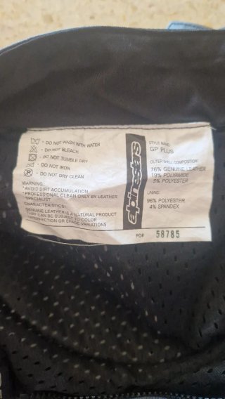 Pantalón de Cuero Alpinestars GP Plus Talla 54