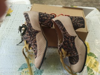Zapatos de piel mujer tacón medio