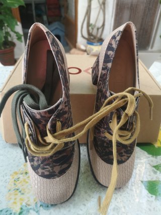 Zapatos de piel mujer tacón medio