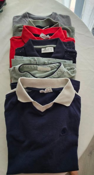 Lote 6 Camisetas Springfield Talla M