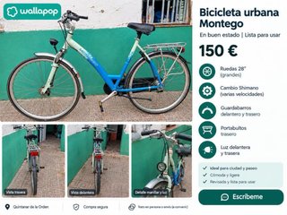 Bicicleta Urbana Montego