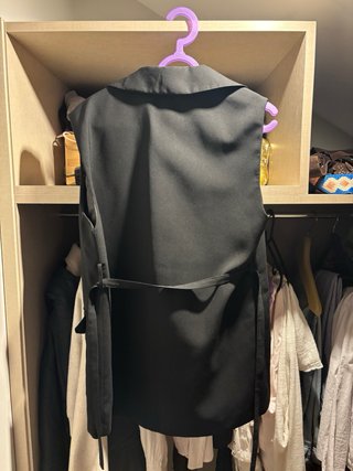 Chaleco negro Pull&Bear