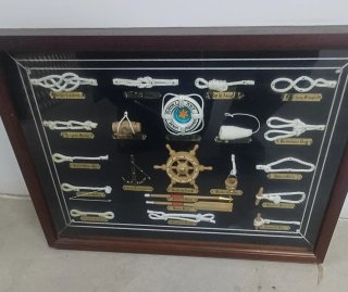 Cuadro Vintage de Nudos Marineros