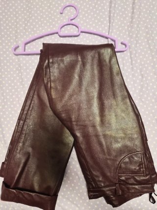 Pantalón de Piel Granate Ivonne