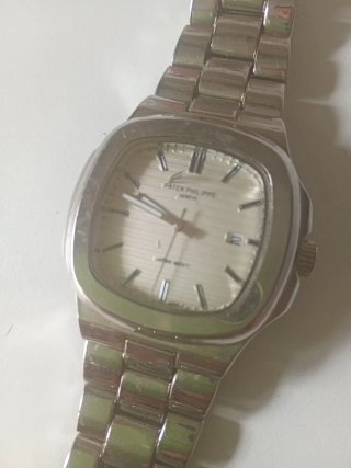 Reloj Patek Philippe Plateado