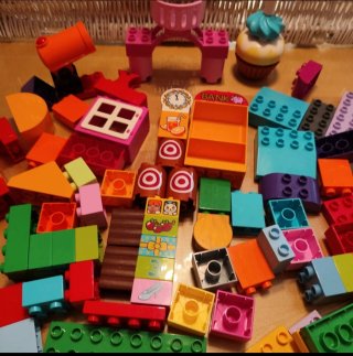 Lote 90 piezas LEGO Duplo original