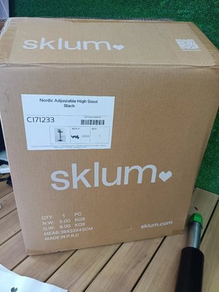 SKLUM Taburete alto regulable Nordic