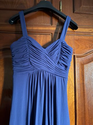 Vestido de fiesta azul El Corte Inglés