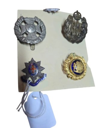 Colección de 5 Insignias Militares Antiguas