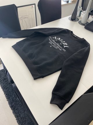 Sweatshirt Amiri Preta Tamanho S