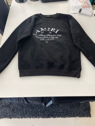Sweatshirt Amiri Preta Tamanho S