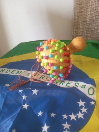 Xequerê Instrumento de Percusión Brasileño