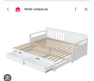 Cama extensible 90 a 180x200
