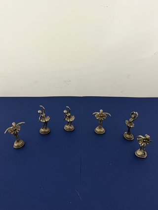 Lotto 6 Mini Statuine Ballerine Vintage