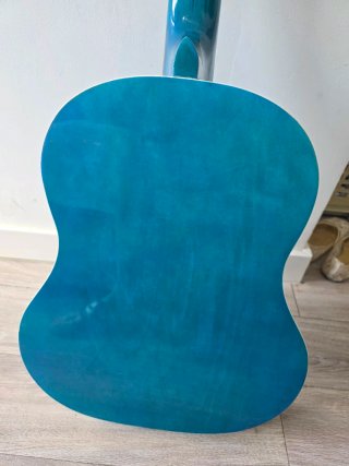 Guitarra Acústica Azul