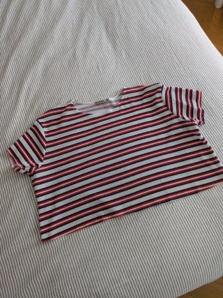 Top de rayas Stradivarius