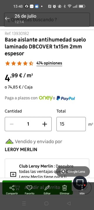 Base aislante para suelos de madera
