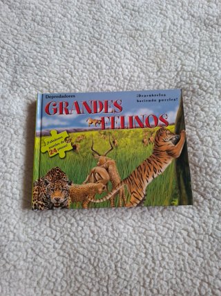 Libro de Puzzles Grandes Felinos