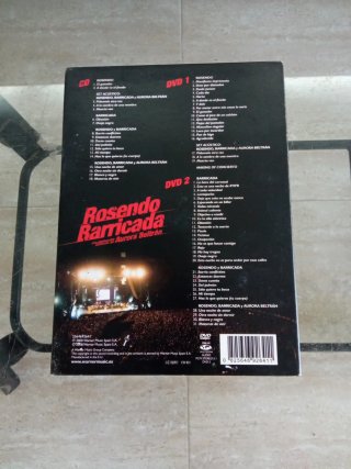 DVD + CD Rosendo y Barricada
