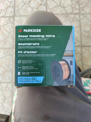 Hilo para soldar Parkside 0,8mm 650g