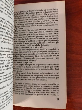 El señor de la luz, de Roger Zelazny (Minotauro)